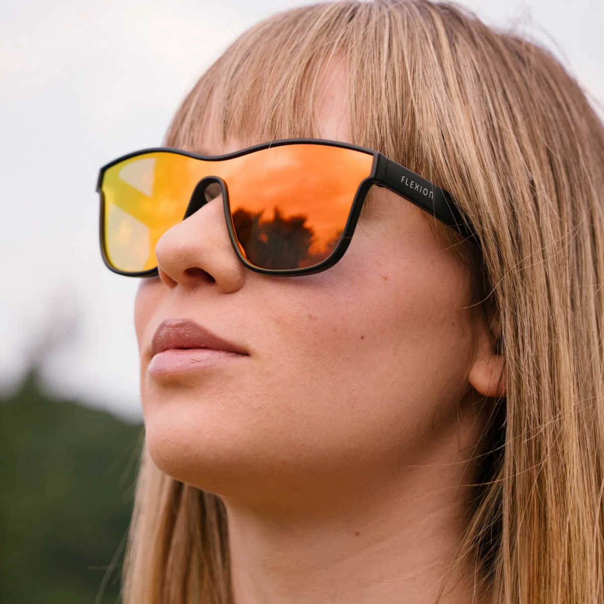 Ochelari de soare cu lentilă oglindă Flexion Nova – SolarFlare