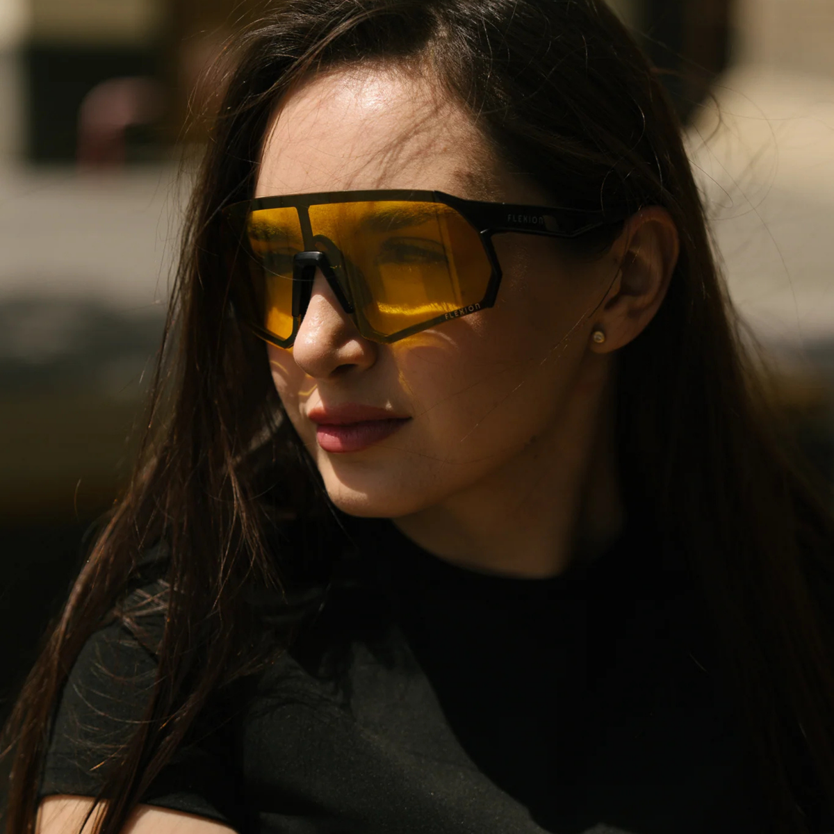 Ochelari de soare sport anti-aburire Flexion Solar Visibility+ – Yellow Polar