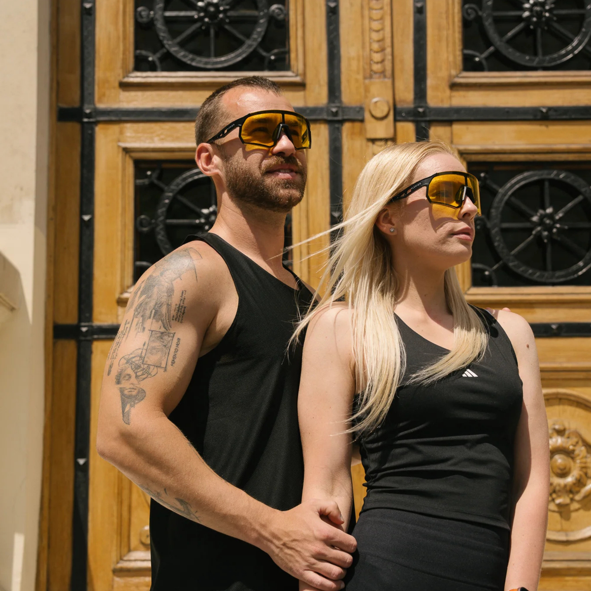 Ochelari de soare sport anti-aburire Flexion Solar Visibility+ – Yellow Polar