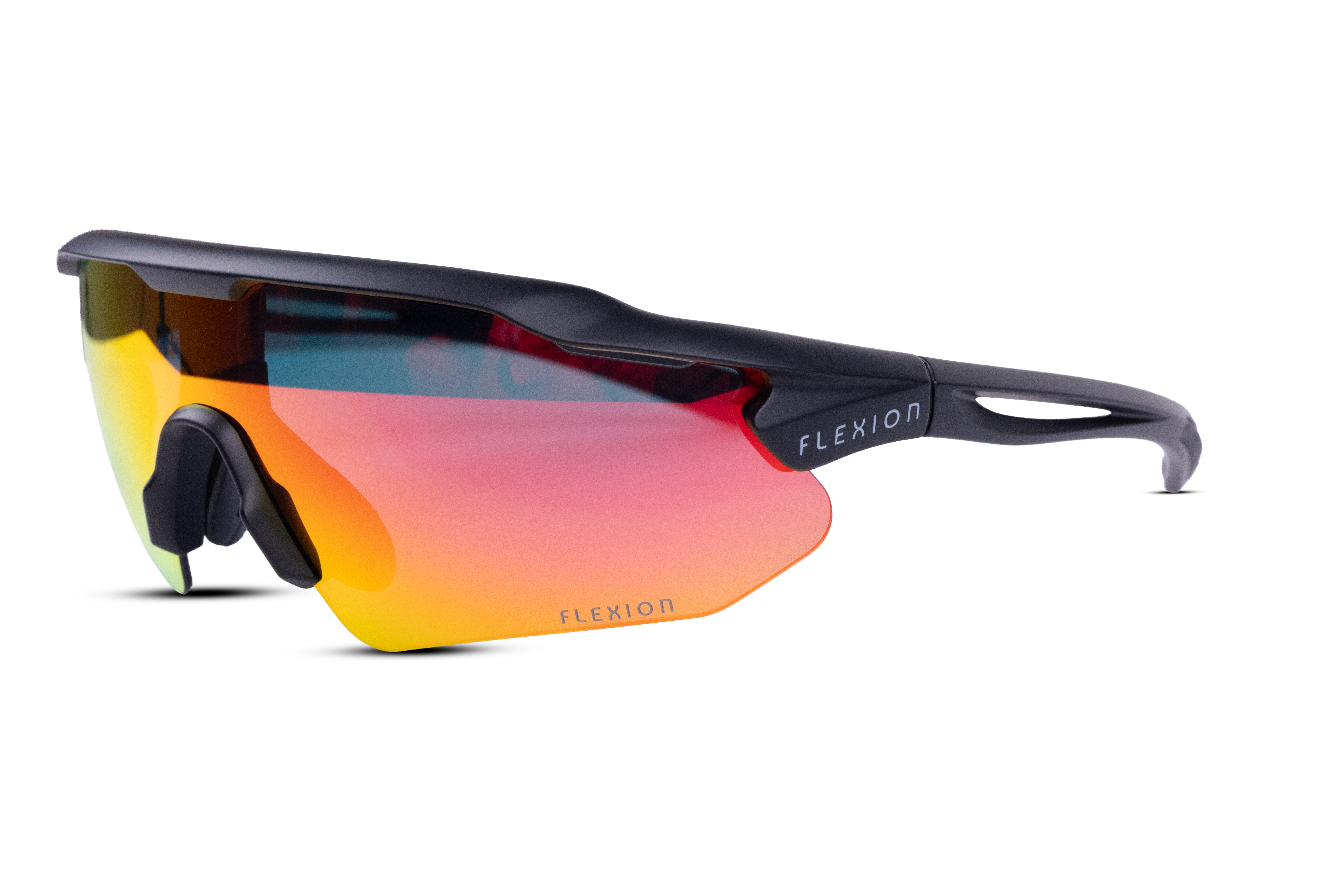 closeup-ochelari-soare-sport-lentila-rosie-galben-gradient