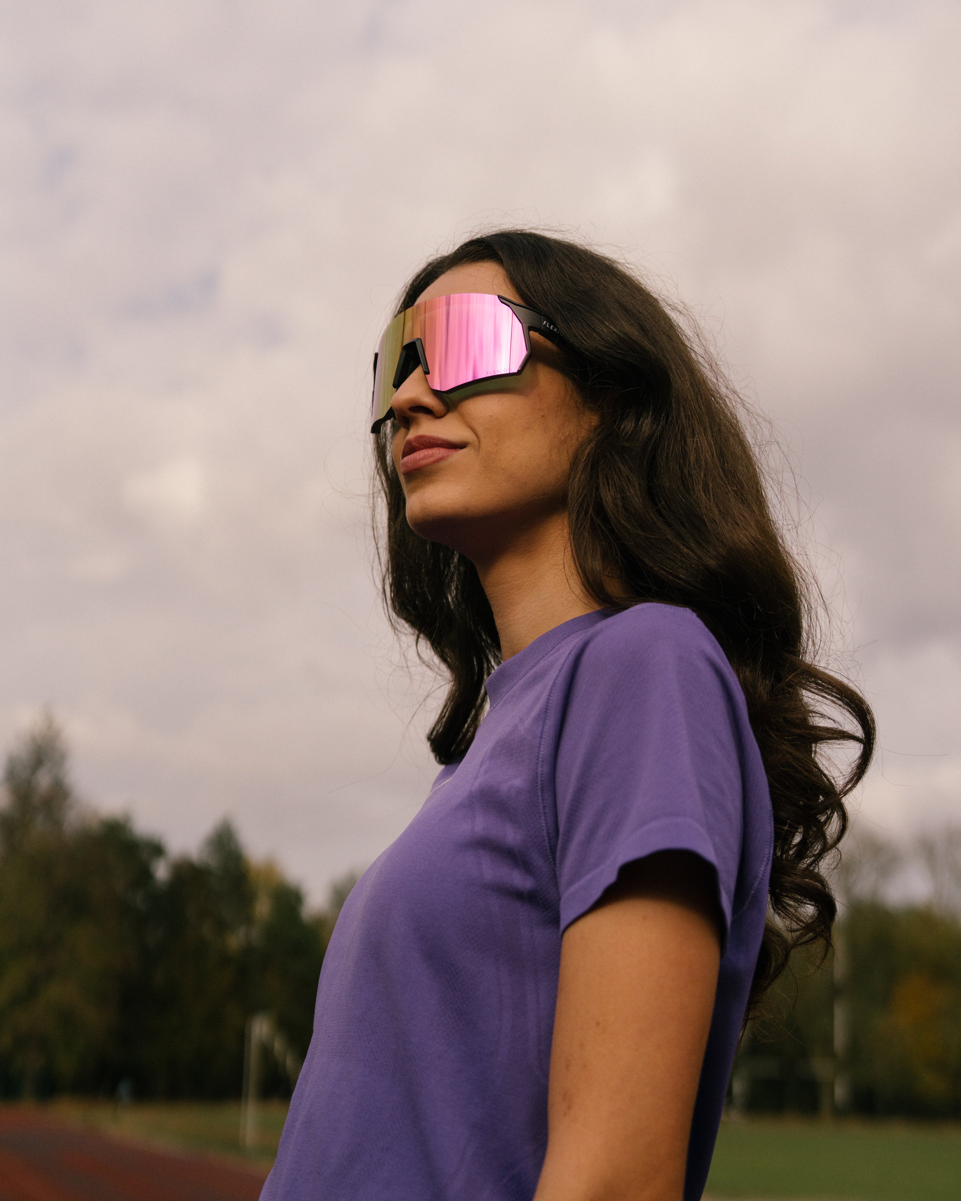 Flexion Shield Plus – Ochelari de Soare Sport pentru Alergare și Ciclism | Lentilă Fireglow MaxVision Anti-Aburire