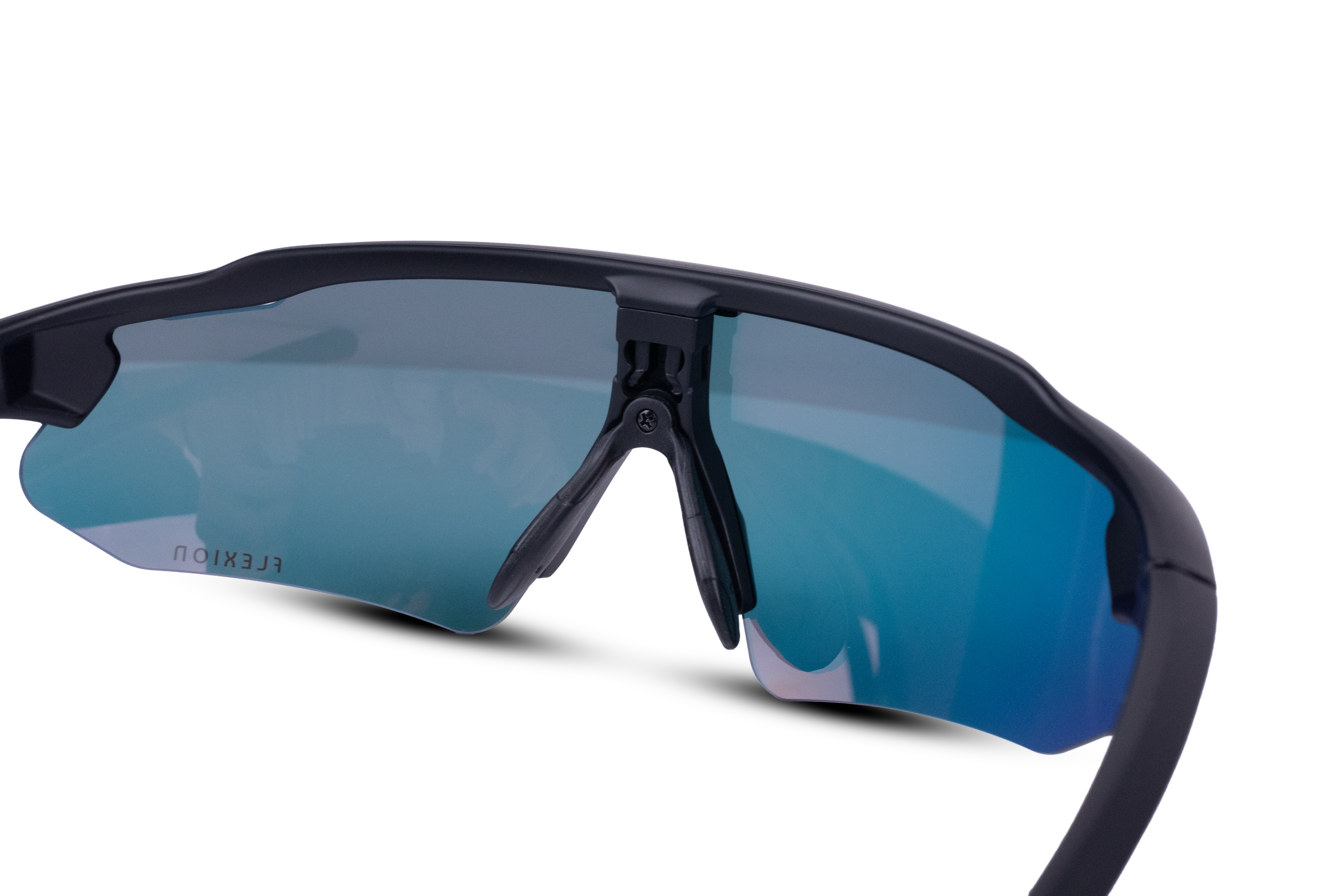 Flexion Ocean - Ochelari De Soare Sport pentru Alergare și Ciclism | Lentilă Mirror Blue