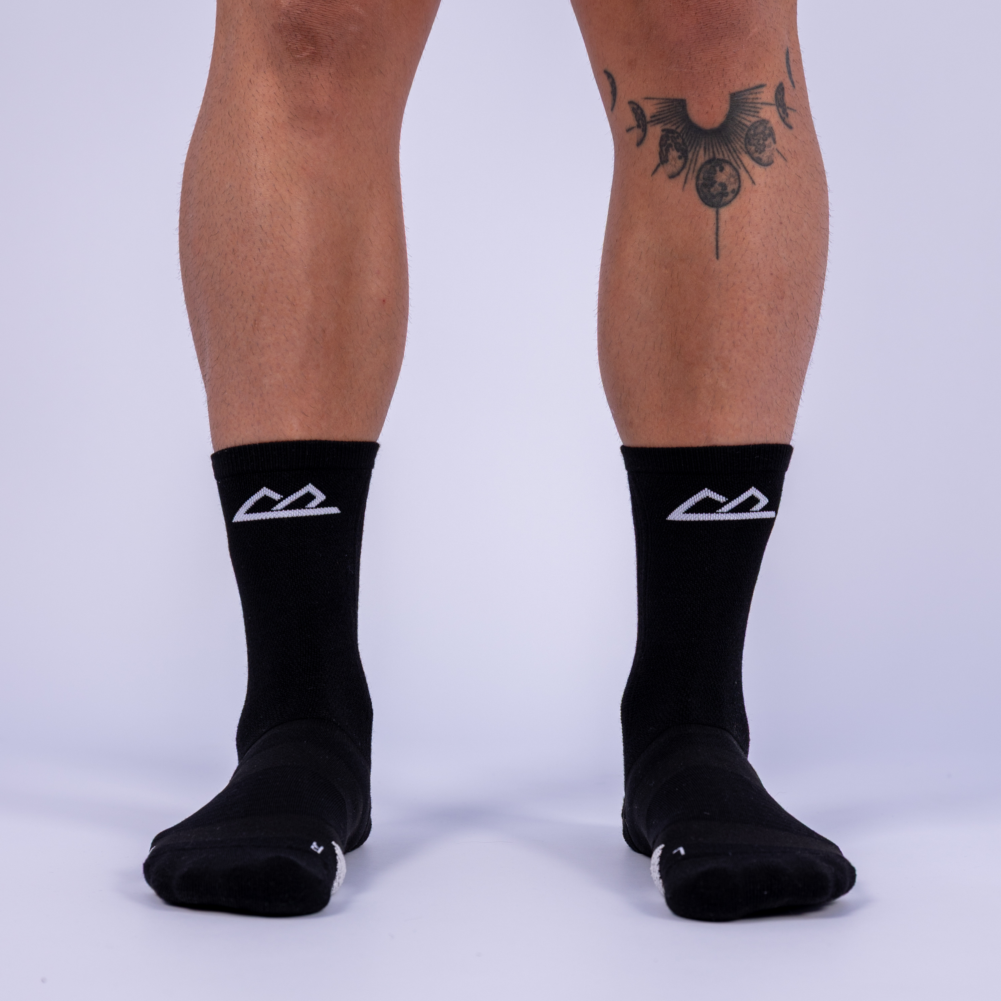 Șosete de compresie Flexion FLEX Coolmax® - Negru & Alb Arctic