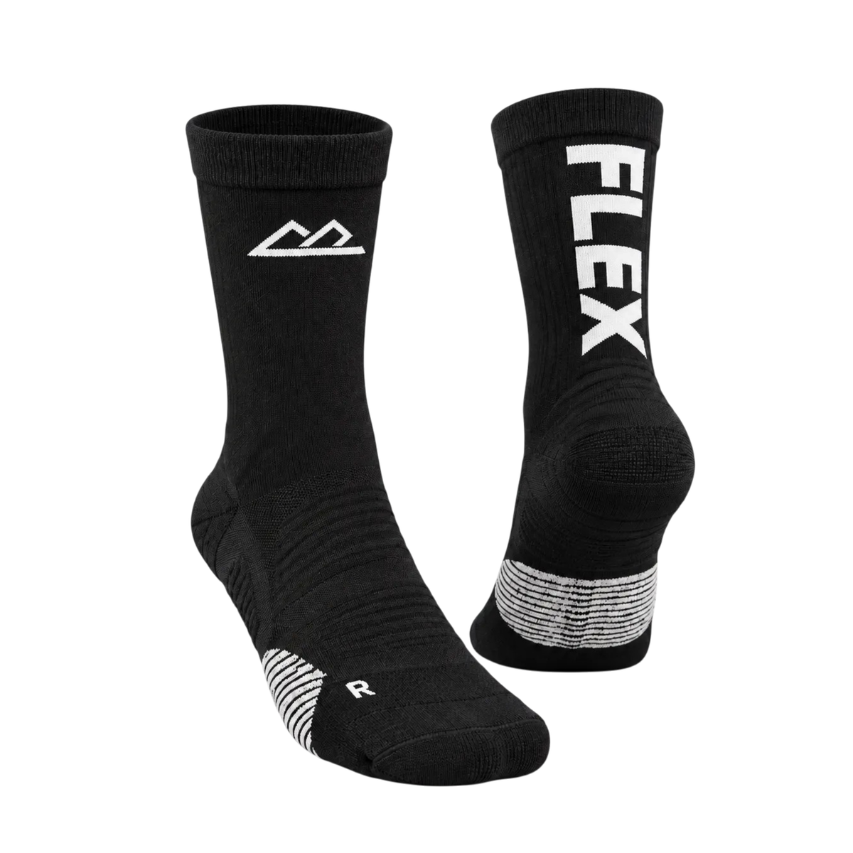 Șosete de compresie Flexion FLEX Coolmax® Negru & Alb Arctic