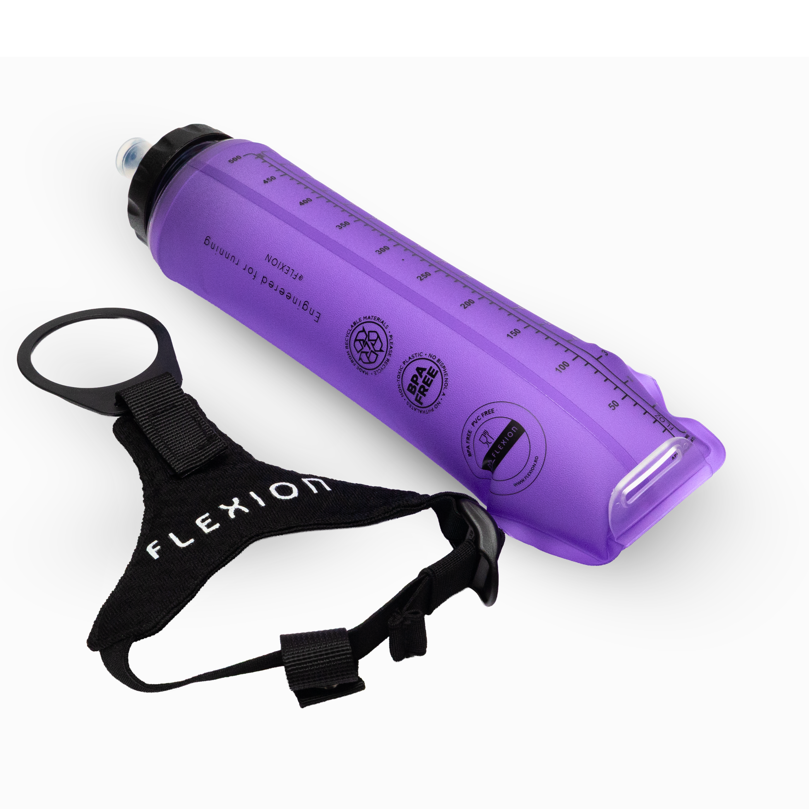 Recipient hidratare Flexion Soft Flask cu strap reglabil pentru alergare 500 ML