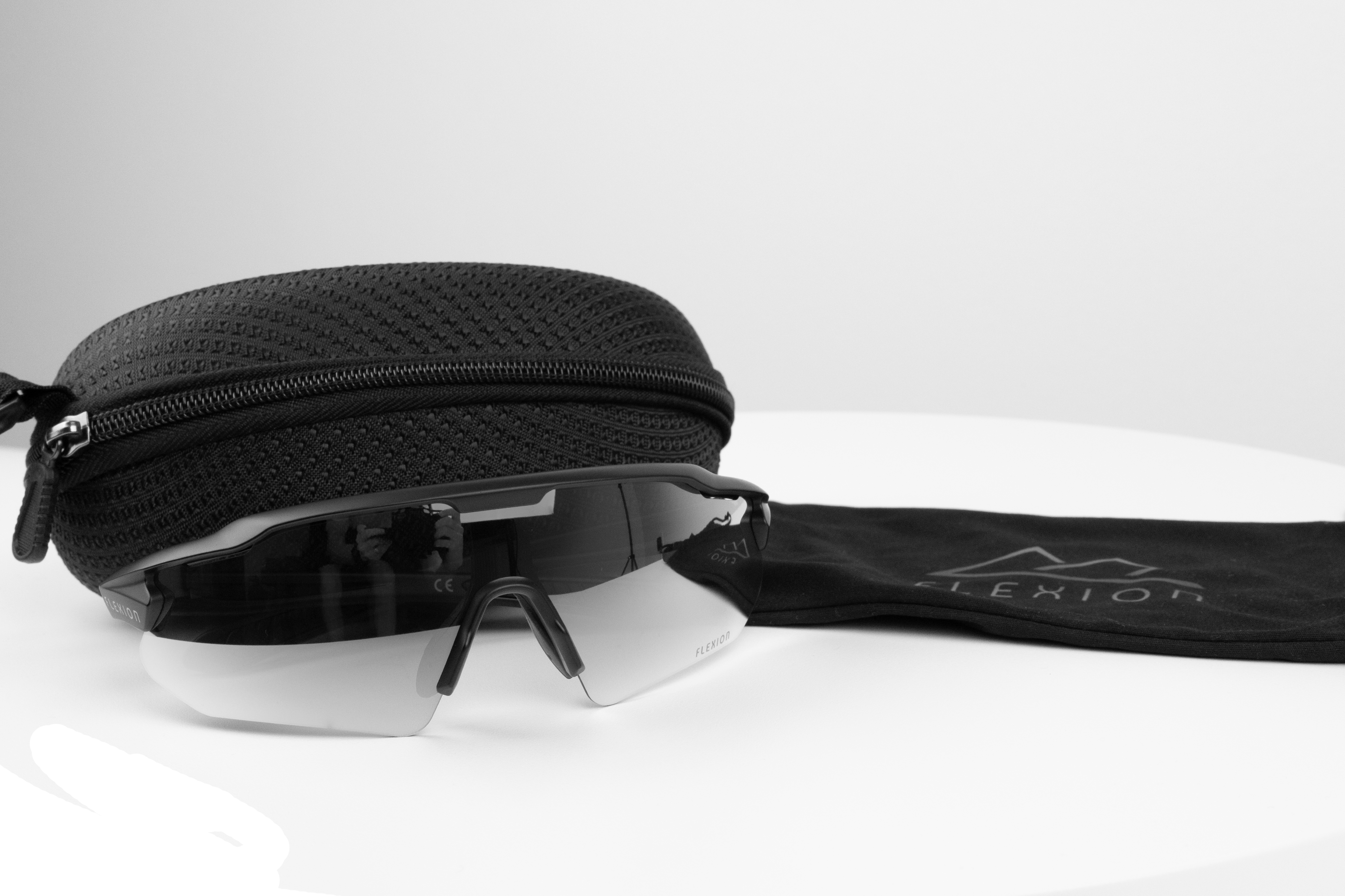 Flexion Ocean - Ochelari De Soare Sport pentru Alergare și Ciclism | Lentilă Mirror Blue