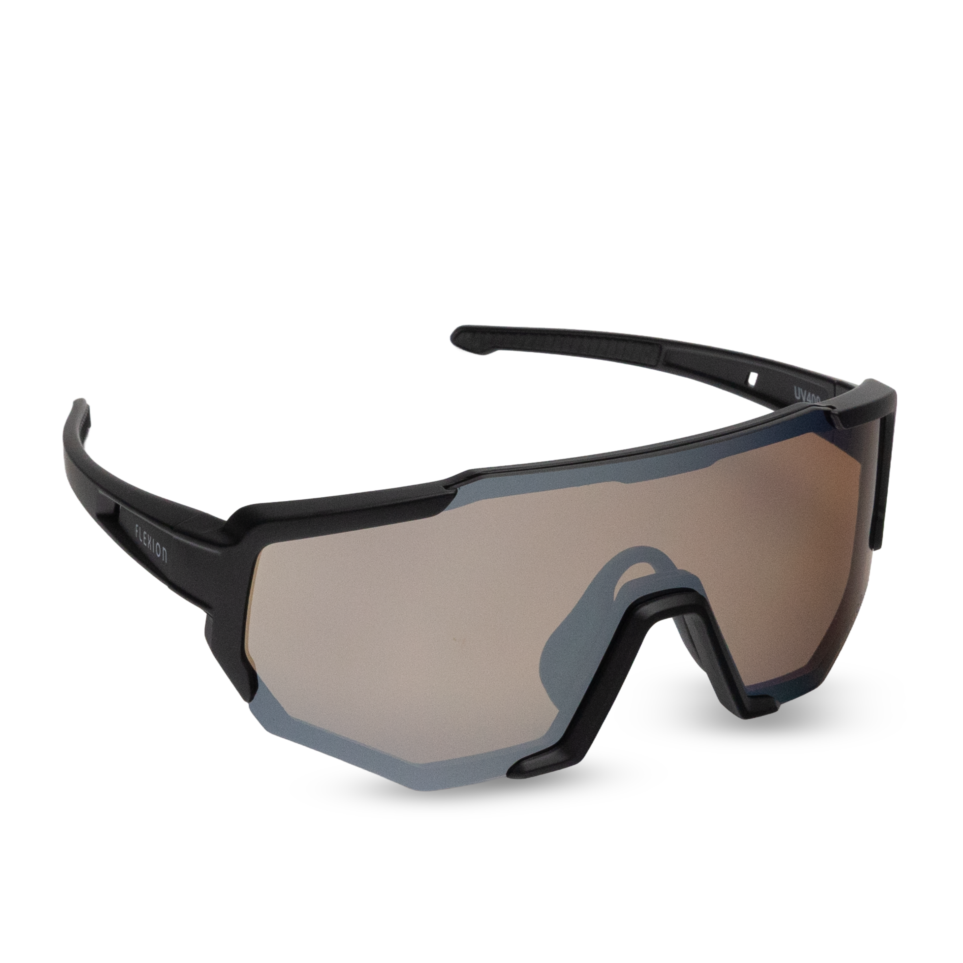 Ochelari de soare sport Fotocromatici cu Lentila Oglinda Flexion Terra / Brown Silver