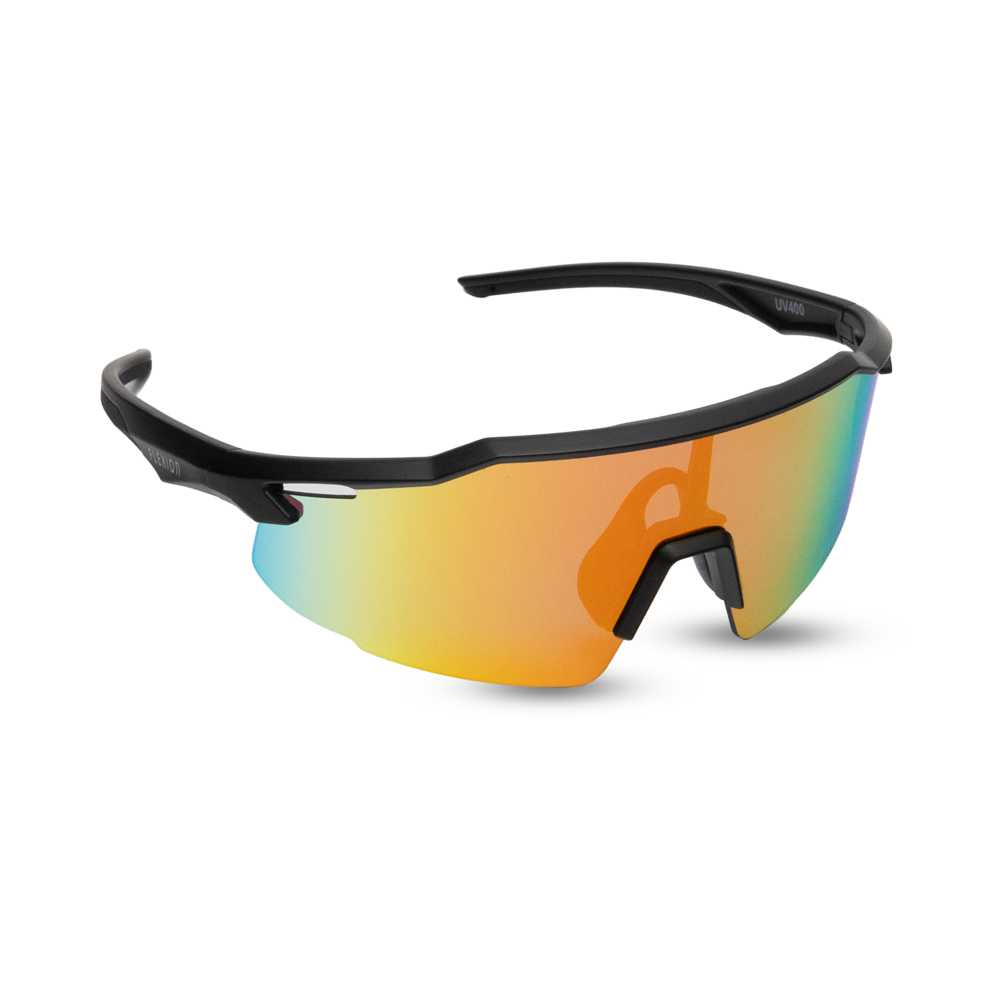 Ochelari de soare sport cu Lentila Panoramica Oglinda Flexion Blaze / Aqua Fire