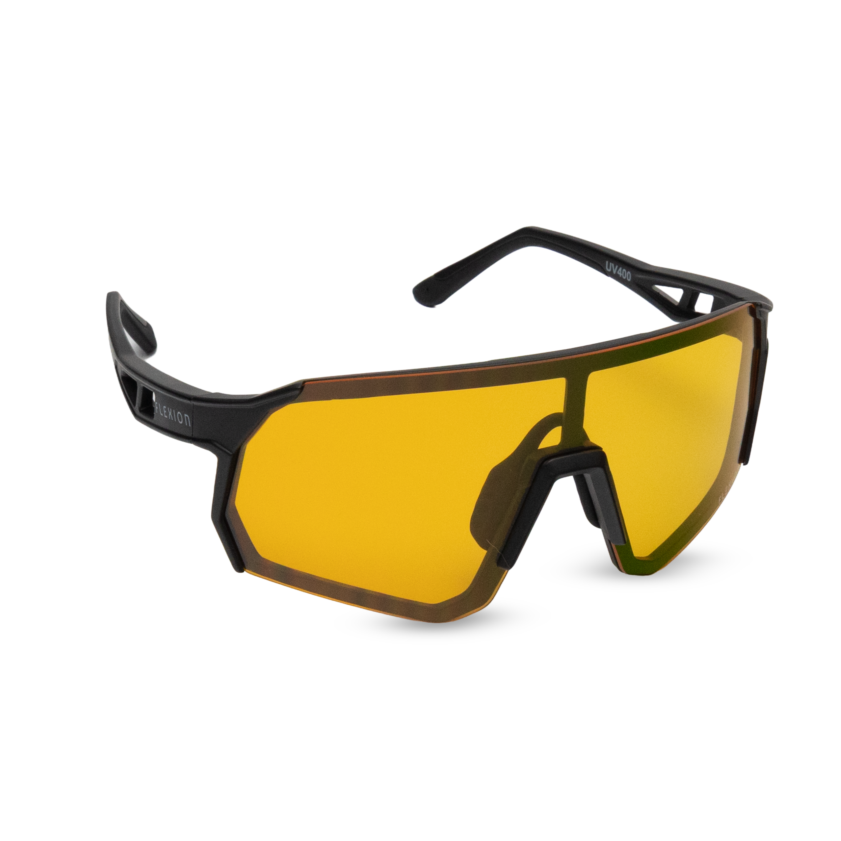 Ochelari de soare sport Anti-aburire Flexion Solar Visibility+ / Yellow Polar