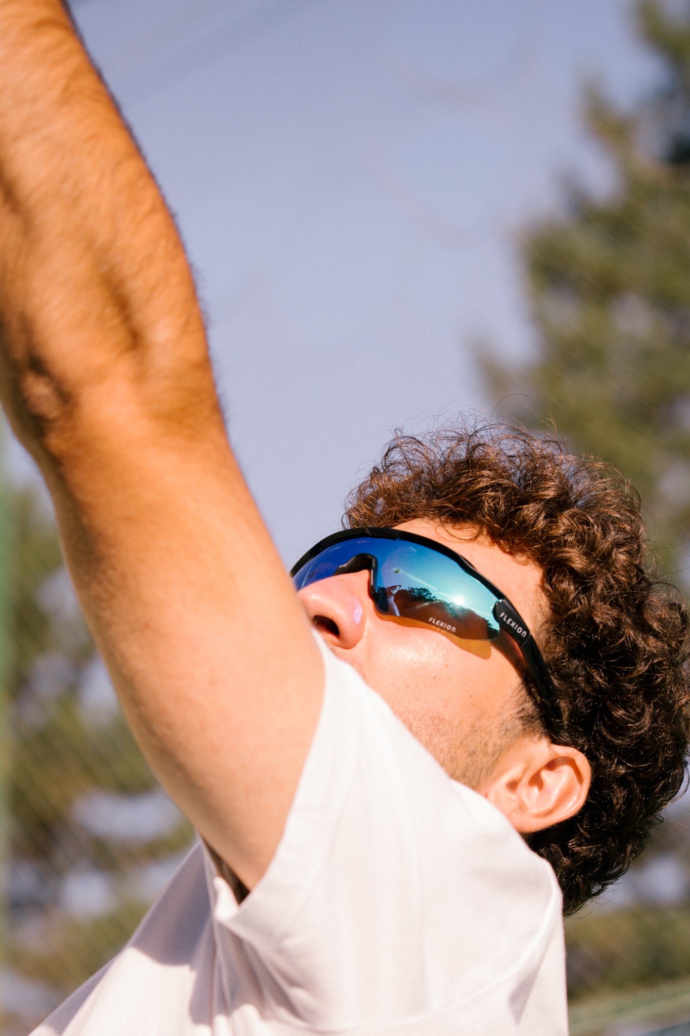 Flexion Ocean - Ochelari De Soare Sport pentru Alergare și Ciclism | Lentilă Mirror Blue