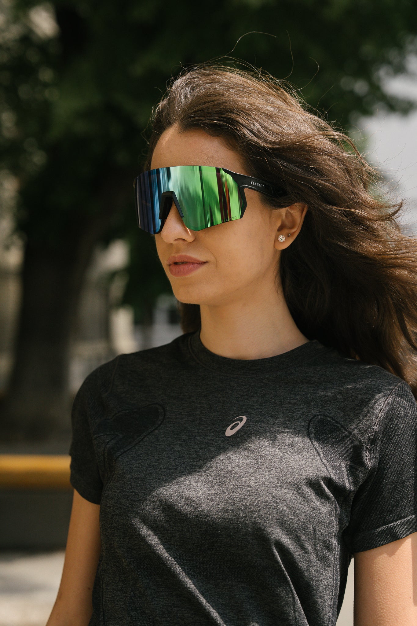 Ochelari de soare sport Anti-Aburire Flexion Azur